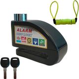 Yuma Kilit Yuma 110 dB Alarmlı Yüksek Güvenlikli Motosiklet Disk Kilidi - Mat Siyah