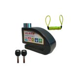 yuma kilit Yuma Alarmlı Motosiklet Disk Kilidi Siyah 110db ( Çap : 6mm )
