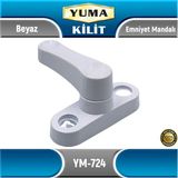 Yuma Pvc Emniyet Mandalı | Beyaz | YM-724