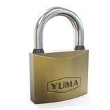 Yuma Sari Kaplama Dokum Kisa Asma Kilit 32Mm
