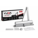 Yuma YM-714 No:4 Hidrolik Kapı Kapatıcı 60-85 Kg Ayarlanabilir Sessiz Kapı Hidroliği Ağır Hizmet Tip
