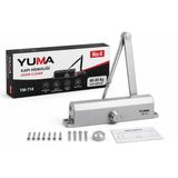 Yuma Ym-714 No:4 Hidrolik Kapı Kapatıcı 60-85 Kg Ayarlanabilir Sessiz Kapı Hidroliği Ağır Hizmet Tipi