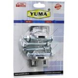 Yuma YM-730-1 Kapı Emniyet Rezesi Asma Kilit Takılabilir Menteşe (4887) - Renkli