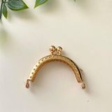 Yumakça Çanta ve Cüzdan Klipsi Altın Renk Oval Model 6,5 cm