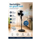 Yumatu 16 inç Ayaklı Vantilatör (Zaman Ayarlı)