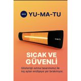 Yumatu ELEKTRİKLİ soba ısıtıcı YENİ SEZON ayaksız montaj tipi