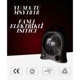 Yumatu Fanlı Isıtıcı 2000W - 2000 W