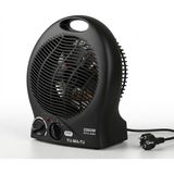 Yumatu Fanlı Isıtıcı 2000W Termostatlı Elektrikli Soba Taşıma Saplı Siyah