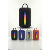 Yumax Kablosuz Bluetooth Hoparlör Oval Mini Speaker 10 W Güçlü Bass RGB Işıklı Taşınabilir