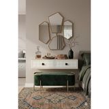 Yumedi Design DA1205DB - Leyla Dresuar , Antre Hol Rafı, Duvara Montaj Tv Sehpası 120CM Safirmeşe- Beyaz - Safir Meşe - Beyaz