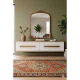 Yumedi Design DA1220DBG - Ethema Dresuar , Antre Hol Rafı, Duvara Montaj Tv Sehpası 120CM Safirmeşe-Beyaz-Gold - Safir Meşe - Beyaz