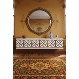 Yumedi Design DA1238BG - Biga Dresuar , Antre Hol Rafı, Duvara Montaj Tv Sehpası 120CM Beyaz-Gold - Beyaz - Altın
