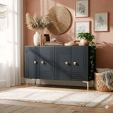 Yumedi Design KA1209AG - Kanel Konsol ,tv Sehpası , Çok Amaçlı Dolap, Kahve Köşesi 120CM ANTRASİT-GOLD - Antrasit