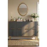 Yumedi Design KA1215A - Shumen Konsol, Tv Sehpası, Çok Amaçlı Dolap ve Kahve Köşesi 120CM Antrasit