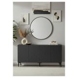 Yumedi Design KA1522A - Stoyan Konsol, Tv Sehpası, Çok Amaçlı Dolap ve Kahve Köşesi 150CM Antrasit