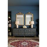 Yumedi Design KA1803AG - Rabbit Konsol ,tv Sehpası , Çok Amaçlı Dolap, Kahve Köşesi 180 cm Antrasit-Gold - Antrasit - Altın