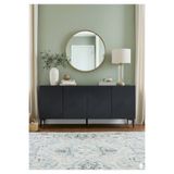 Yumedi Design KA1806A - Stoyan Konsol, Tv Sehpası, Çok Amaçlı Dolap ve Kahve Köşesi 180CM Antrasit