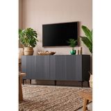 Yumedi Design KA1813A - Tarçın Konsol ,tv Sehpası , Çok Amaçlı Dolap, Kahve Köşesi 180CM Antrasit
