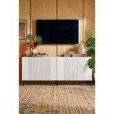 Yumedi Design KA1813B - Tarçın Konsol ,tv Sehpası , Çok Amaçlı Dolap, Kahve Köşesi 180CM Beyaz