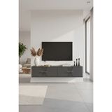 Yumedi Design TDA1232A -Merve Duvara Montaj Tv Stand , Tv Sehpası 120CM Antrasit