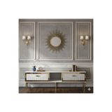 YUMEDİ DESİGN TSA1503BG - KEREM TV STAND , TV SEHPASI 150CM BEYAZ-GOLD