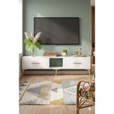 Yumedi Design TSA1515B - Shumen Tv Stand , Tv Sehpası 150CM Beyaz