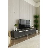 Yumedi Design Tsa1805as - Dünya Tv Stand , Tv Sehpasi 180cm Antrasit-silver Antrasit