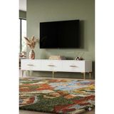 Yumedi Design TSA1815B - Shumen Tv Stand , Tv Sehpası 180CM Beyaz