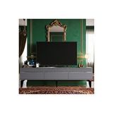 Yumedi Design Tsa1844as - Merfa Tv Stand , Tv Sehpasi 180cm Antrasit-silver Antrasit