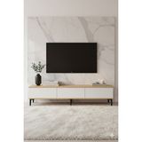 Yumedi Design TSA1899DB - Didema Tv Stand , Tv Sehpası 180CM Safirmeşe-Beyaz - Safirmeşe - Beyaz