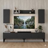 Yumedi Design TVR1802A - Stoyan Tv Ünitesi Takımı 180CM Antrasit