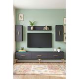 Yumedi Design TVR1815A - Shumen Tv Ünitesi Takımı 180CM Antrasit