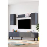 Yumedi Design TVR1819A - Tarçın Tv Ünitesi Takımı 180CM Antrasit