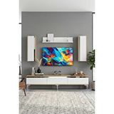 Yumedi Design Tvr1898dbs - Cherry Tv Ünitesi Takimi 180cm Safirmeşe-beyaz-silver Çok Renkli
