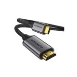 YUMIKRA USB-C to HDMI Kablo, HDMI 2.1 8K@60Hz 4K@240Hz 48GBPS HDCP HDR, DeX Mode, Thunderbolt 5/4/3 - 1 Metre