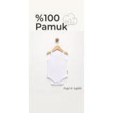 YUMİYUMM İp askılı %100 pamuk çıtçıtlı badi