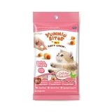 YUMMIE BITES YUMUŞAK ÇIĞNENEBILIR KEDI ÖDÜLÜ TAVUK VE ÇIZGILI ORKINOS AROMALI