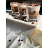 YummiVia Kahve Çekirdekli Kokulu Vegan Mum - Kahverengi - 1