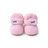 yummy kids Kaydırmaz Taban Peluş Cırtlı Rahat Ergonomik Pamuk Astar Unisex Bebek Çocuk Kreş Ayakkabısı,Ev Ayakkabısı,Panduf,Patik