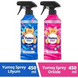 Yumoş 450 ml Sprey Yıkaması Zor Eşyalar İçin Lilyum ve Orkide Kokulu Yumuşatıcı