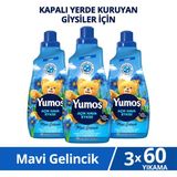 Yumoş Açık Hava Etkisi Konsantre Çamaşır Yumuşatıcısı Mavi Gelincik 1440 ml 60 Yıkama X3 - 1,44 lt