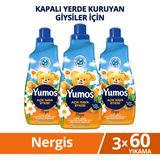 Yumoş Açık Hava Etkisi Konsantre Çamaşır Yumuşatıcısı Nergis 1440 ml 60 Yıkama X3 - 1,44 lt