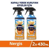 Yumoş Açık Hava Etkisi Sprey Yıkanması Zor Eşyalar Için Giysi Spreyi Nergis 430 ml X2