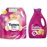 Yumoş Bakım Deterjanı-Renkli Giysiler Için 42 Yıkama (1X2520ML),YUMOŞ Extra Orkide Konsantre Yumuşat