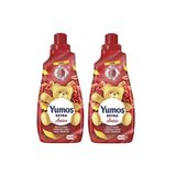 Yumoş Bisiklet Yumoş Extra Konsantre Çamaşır Yumuşatıcısı Amber 1440 Ml 60 Yıkama 2 Ade