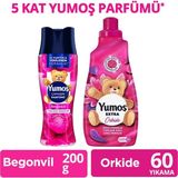 Yumoş Çamaşır Parfümü Begonvil 200G X1 + Yumoş Extra Konsantre Çamaşır Yumuşatıcı Orkide 1440 ml X1 - 1,44 lt