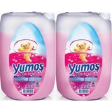 Yumoş Çiçek Bahçesi Yumuşatıcı 10 lt (2'li Set) 100 Yıkama ile Çamaşırlarınızı Yumuşatır