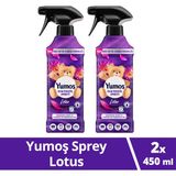 Yumoş Ev Vetekstil Spreyi Lotus Yıkanması Zor Eşyalar Için 450 ml X2