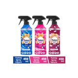 Yumoş Ev Vetekstil Spreyi Orkide 450 ml X1 Lilyum 450 ml X1 Sakura 450 ml X1