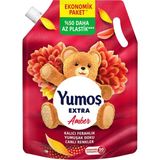 Yumoş Extra Amber Konsantre Yumuşatıcı Pouch 1200 ml 4 Adet